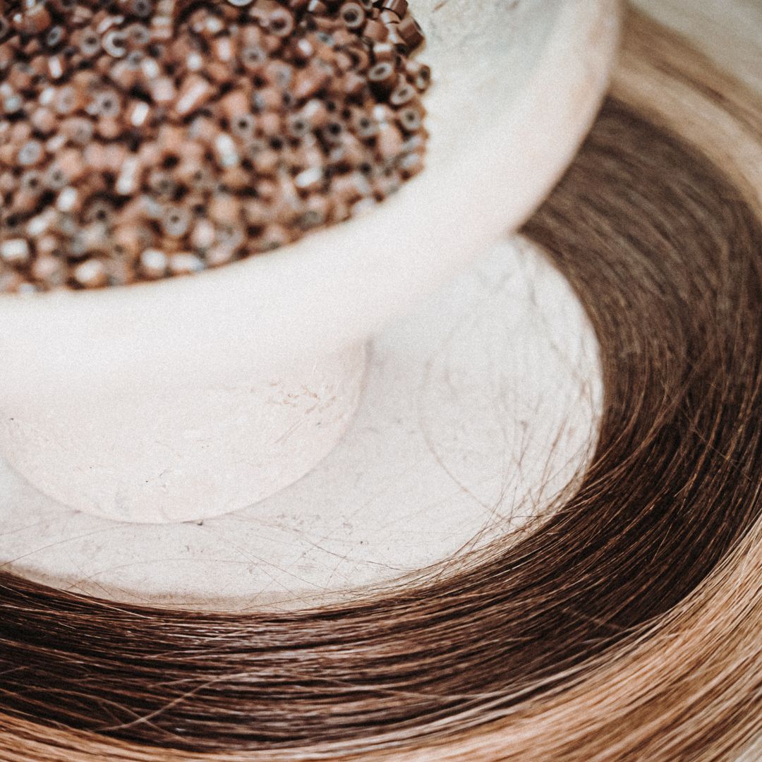 Beads mit Silikonring für perfekte Hair Extensions in verschiedenen Farben