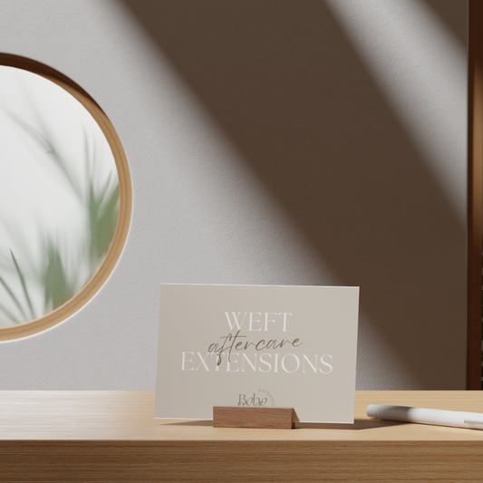 After Care Karten für Hair Extensions – Der Schlüssel zur perfekten Pflege zu Hause