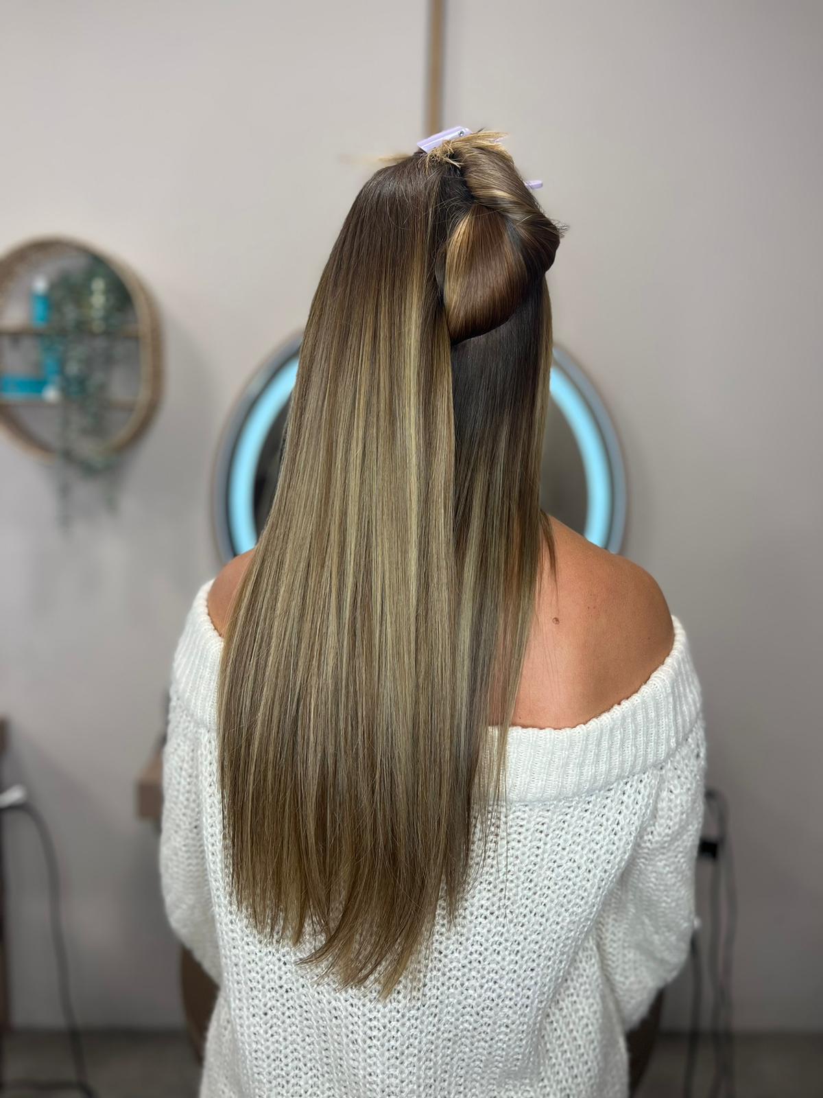 Boho Babe Weft Tressen - Cookies & Cream 8/8+18