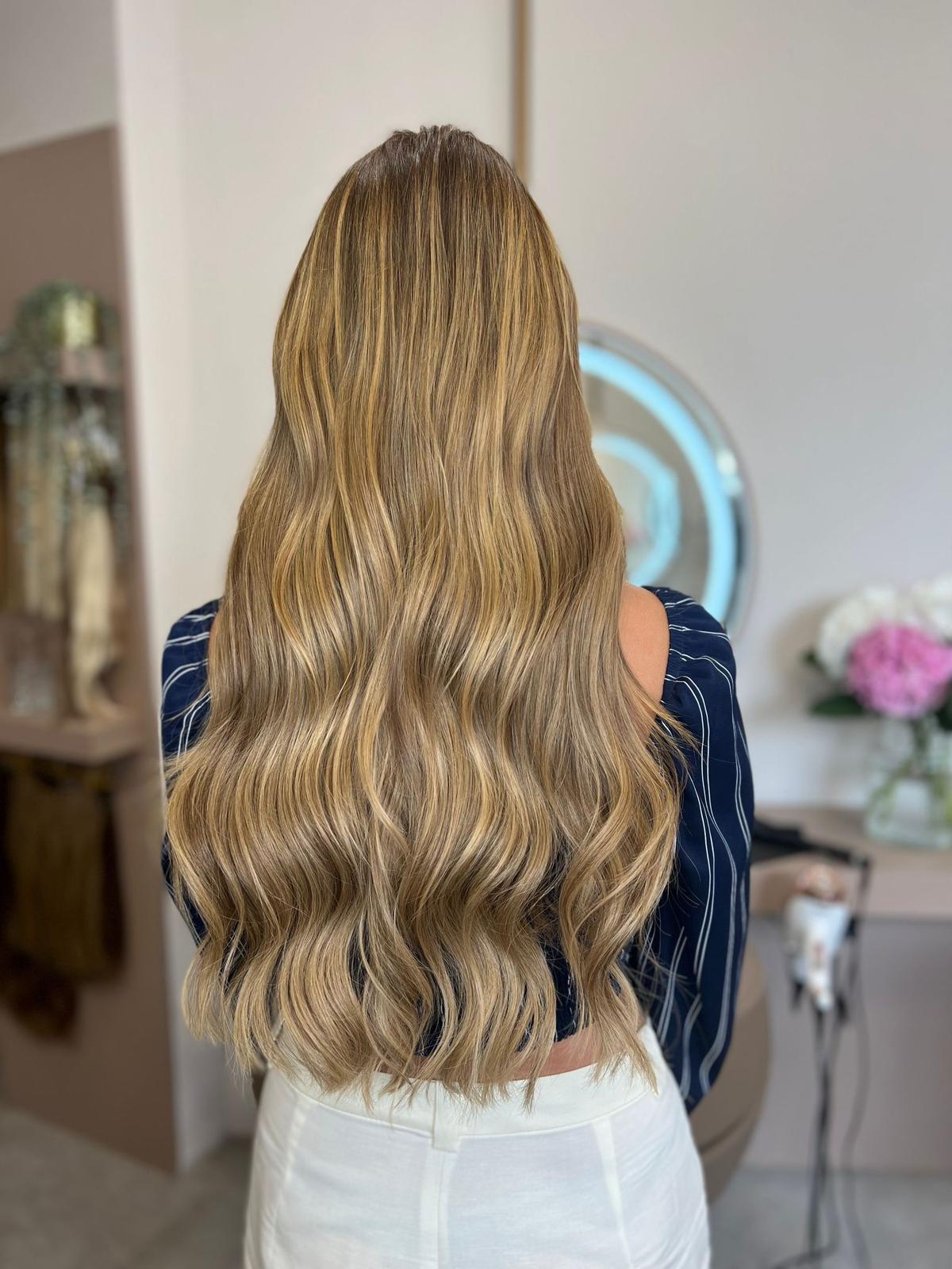 Boho Babe Weft Tressen - Irish Cream 8/16b