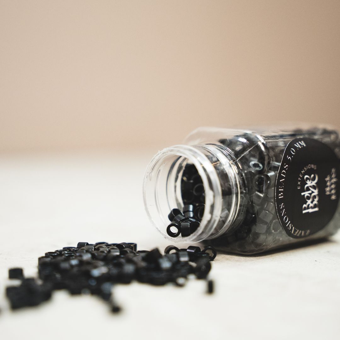 Beads mit Silikonring für perfekte Hair Extensions in verschiedenen Farben