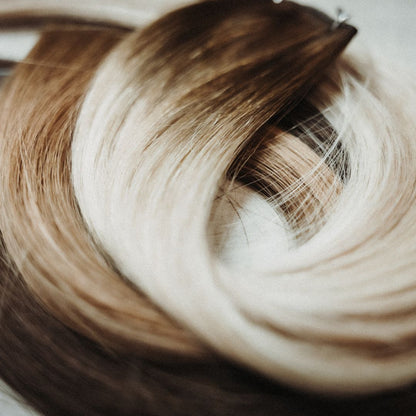 Premium Farbring mit Echthaarsträhnen - Alle 16 Boho Babe Extension Farben