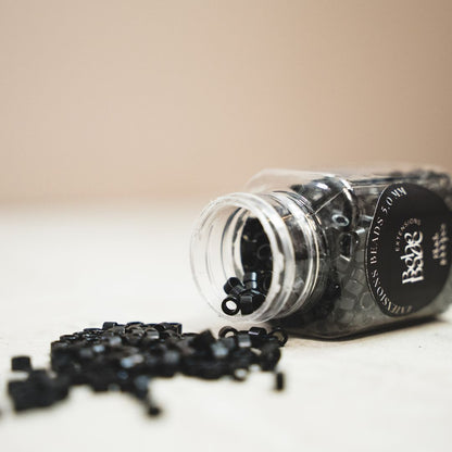 Beads mit Silikonring für perfekte Hair Extensions in verschiedenen Farben